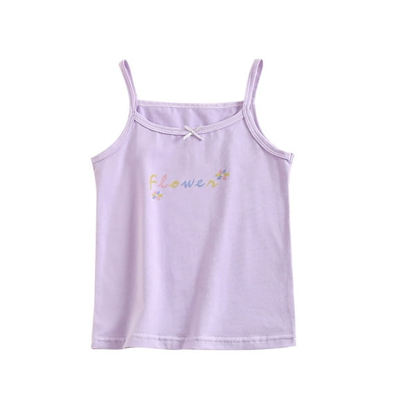 CHGBMOK Girls Tank Tops Size 10-12 Tank Tops Racerback Camisole Undershirts Camis Clothes Tank Tops for Girls 3-11Y
