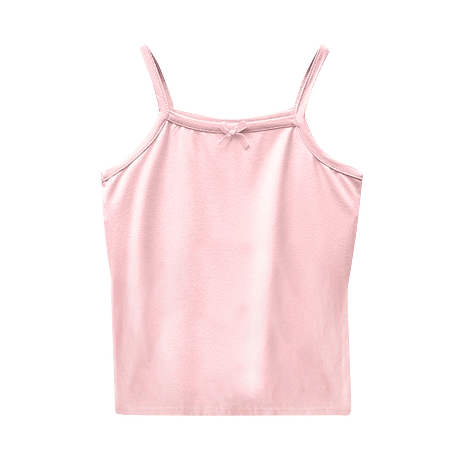 Aofany Girls Camisole Tank Tops Cami Sleeveless Spaghetti Straps Undershirts Summer Blouses Size 3 14 Years - View #2
