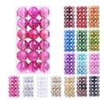 thumbnail image 1 of CHGBMOK Hot Pink 1.57" Christmas Balls Christmas Tree Decorations Ornaments Shatterproof Hanging Balls for Birthday Valentine Easter Wedding Decorations Set of 36pcs, 1 of 6