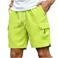 thumbnail image 1 of CHGBMOK Men's Cargo Shorts Pocket Elastic Drawstring Casual Work Shorts Summer Short Pants Outdoor, 1 of 9