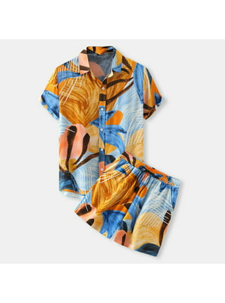 Fruits Lover Hawaiian Shirts for Men - Fresh Fruits Button Down Mens Hawaiian Shirts Short Sleeve Series 113