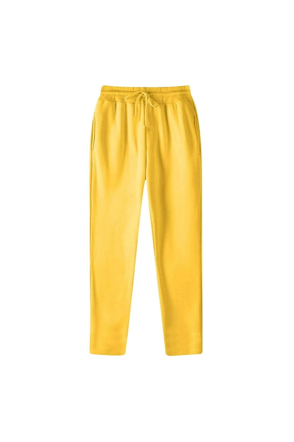 CHGBMOK Mens Sweatpants Spring and Autumn Sweatpants Casual Outdoor Pockets Sports Elastic Waist Drawstring S-3XL