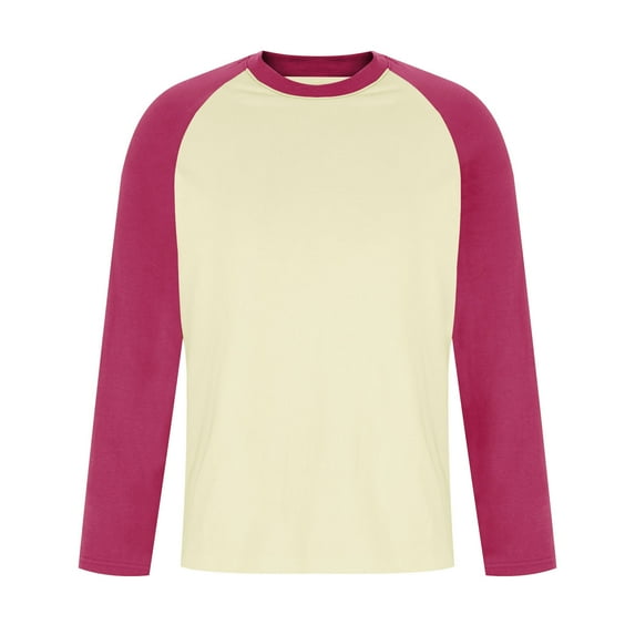 CHGBMOK Mens T-shirts Casual Shirts Classic Long Sleeve Basic Button T-Shirt Lightweight Cotton Golf Tops,Sizes M-3XL