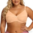 thumbnail image 1 of Ytndtr Plus Size Wireless Bra for Women Full Coverage Comfort Bralette Adjustable Straps Smooth Bra Everyday Lingerie, 1 of 5