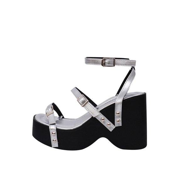 CHGBMOK Sandals for Women 2025 Casual Round Head Comfy Sandals Beach Casual Shoes Sizes 35-42