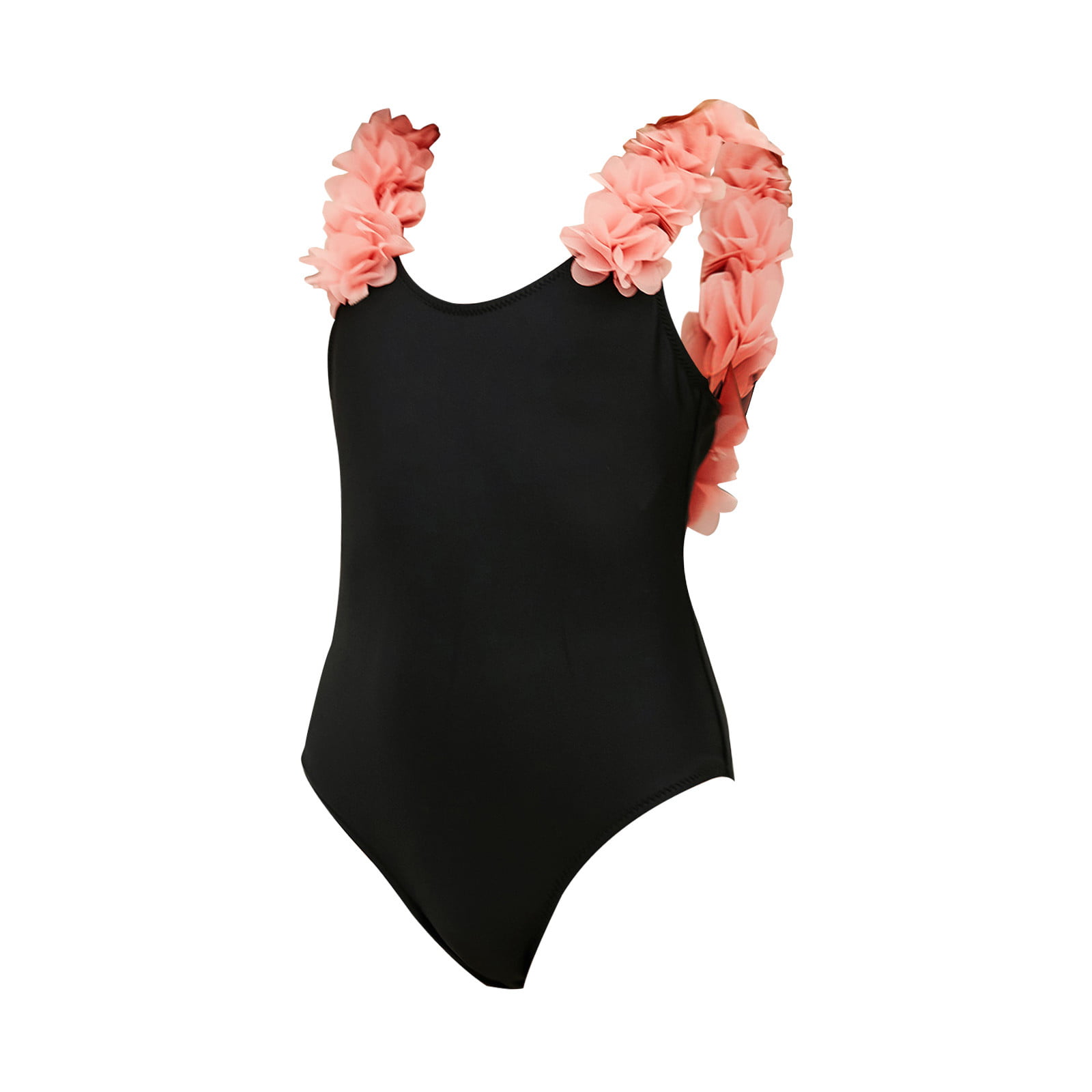 CHGBMOK Summer Toddler Swimsuit Girls One-Piece Swimsuit Flowers Sling  Siamese Beach Quick Dry Bikini 
