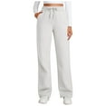 thumbnail image 1 of CHGBMOK Sweatpants for Women Straight Leg Casual Sweat Pants with Pockets, 1 of 5