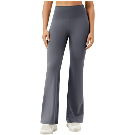 CHGBMOK Wide Leg Pants Woman Spring Summer Fashion Casual Solid Color Sports Yoga Outwear High Waist Long Pants for Women Sizes S-2XL