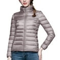 thumbnail image 1 of CHGBMOK Women's Packable Ultra Light Weight Short Down Jacket Girls Winter Coat, 1 of 6