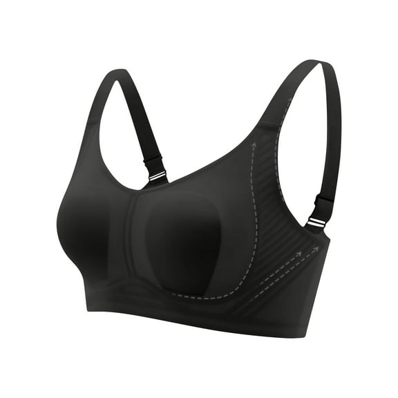 CHGBMOK Women Seamless Wireless Push Up Bras Solid Everyday Bras Lightweight Breathable Bras