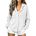thumbnail image 1 of CHGBMOK Women's Plus Size Hooded Cardigan Lightweight Button Down Cardigan Long Sleeve Soft Knit Sweater Jacket, 1 of 9