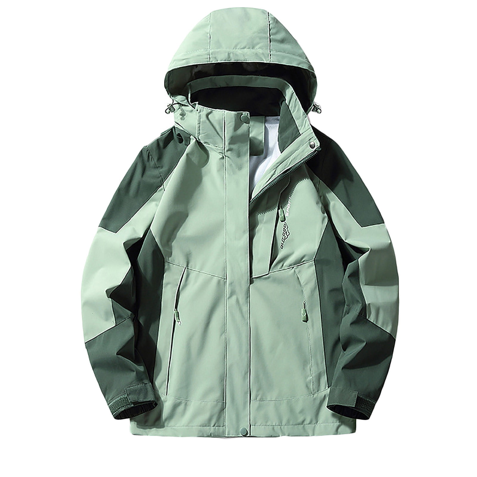 CHGBMOK Women's Couple Jackets for Him And Her Zipper Lapel