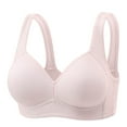 thumbnail image 1 of CHGBMOK Womens Seamless Wireless Push Up Bras Comfortable Breathable Bras Solid Full Coverage Lift Bras, 1 of 6