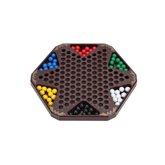 CHH 12 3/4" Standard Hexagon Chinese Checkers Board Game
