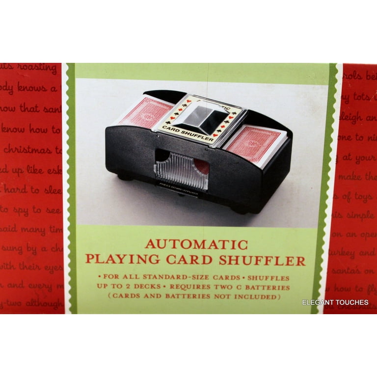 CHH 2 Deck Card Shuffler (#2609),Black - Walmart.com