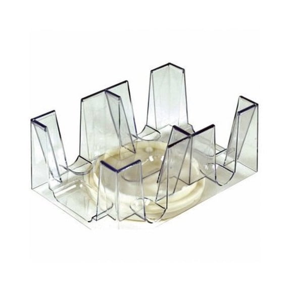 CHH 6-Deck Revolving Card Tray Rotating Storage for Playing Cards