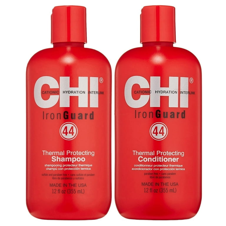 CHI 44 Iron Guard Thermal Protecting Shampoo Conditioner 12 fl oz DUO