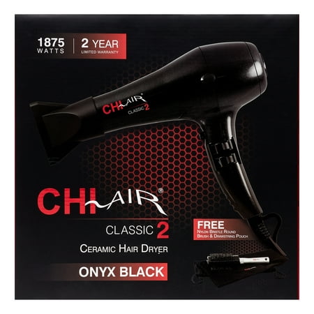 CHI - Classic 2 Hair Dryer - Onyx black