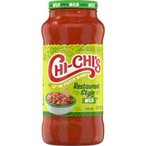 CHI-CHI'S Restaurant Style Salsa, Gluten Free, Chip Dip, Mild, 16 oz Glass Jar​