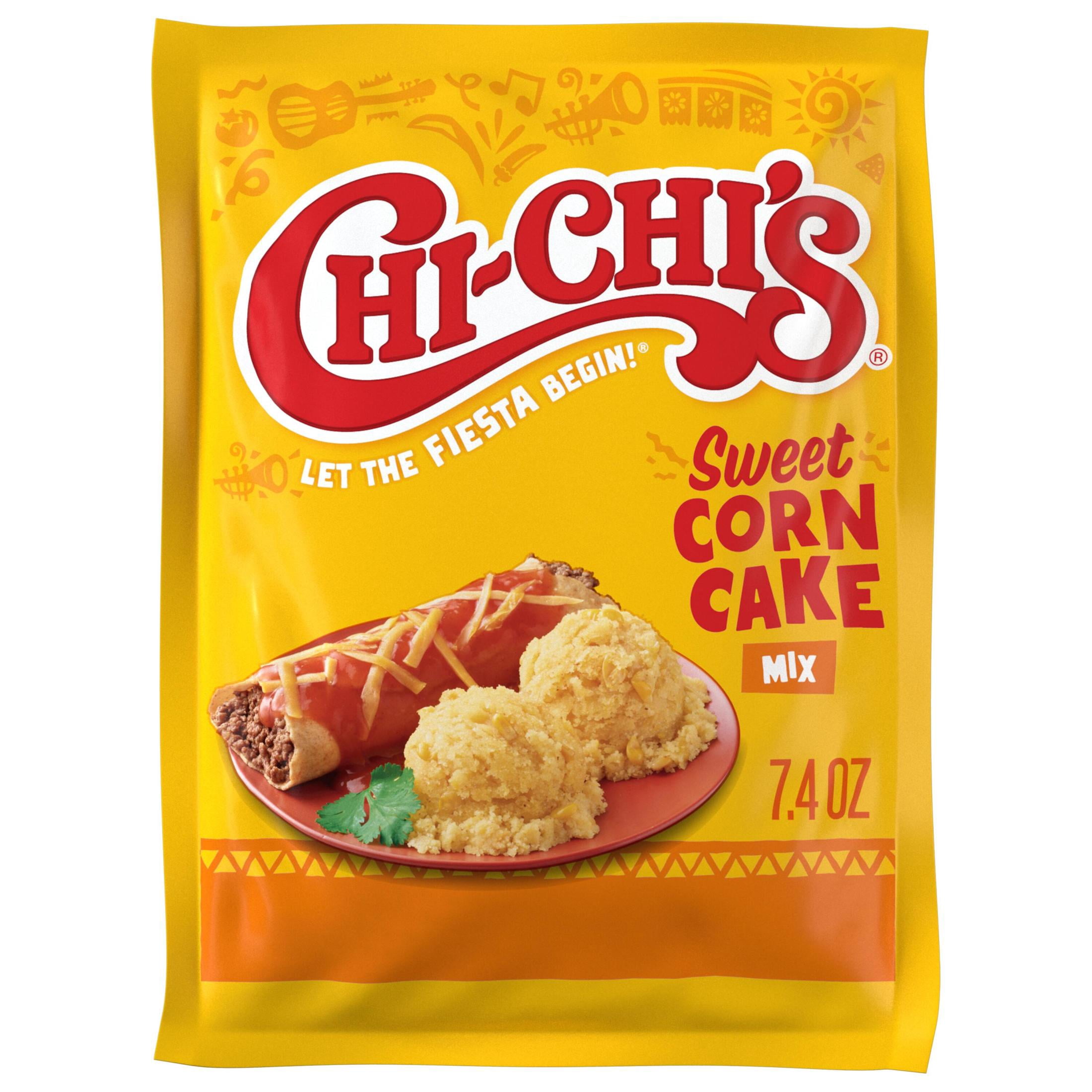 CHI-CHI'S Sweet Corn Cake Mix, Shelf-Stable, 7.4 oz Pouch, (12 Count)
