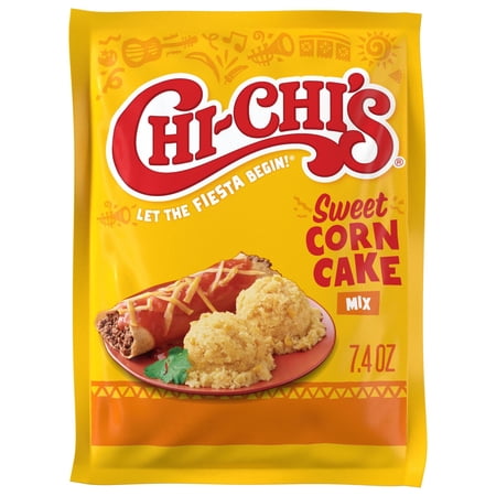 CHI-CHI'S Sweet Corn Cake Mix, Shelf-Stable, 7.4 oz Pouch, (12 Count)