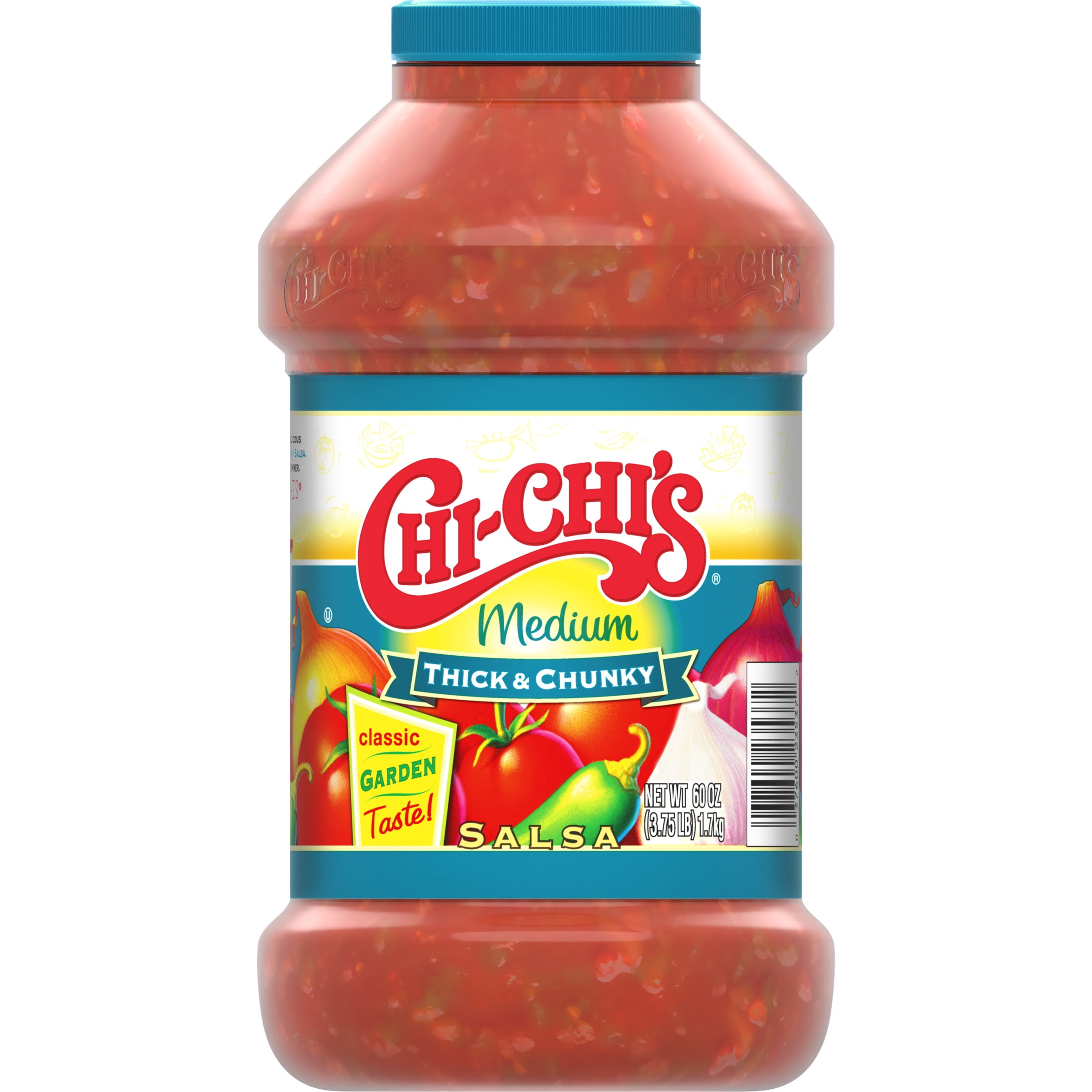 CHI CHI'S Thick & Chunky Salsa, Gluten Free, Chip Dip, Medium, Large 60 ...