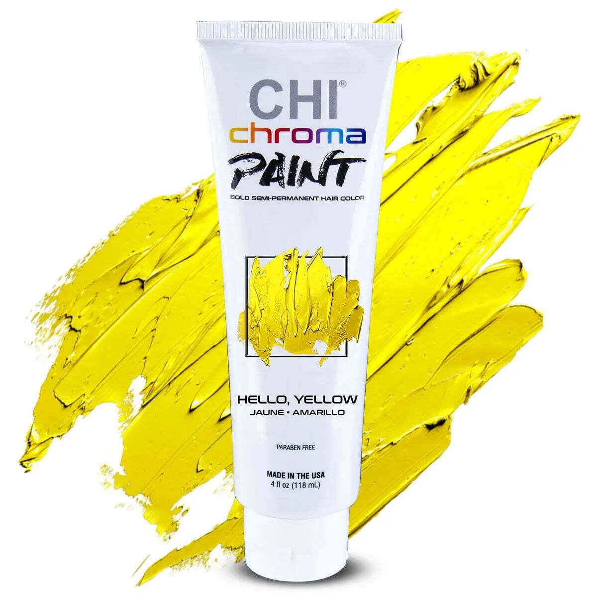 CHI Chroma Paint Bold SemiPermanent Hair Color (4 oz) Hello, Yellow