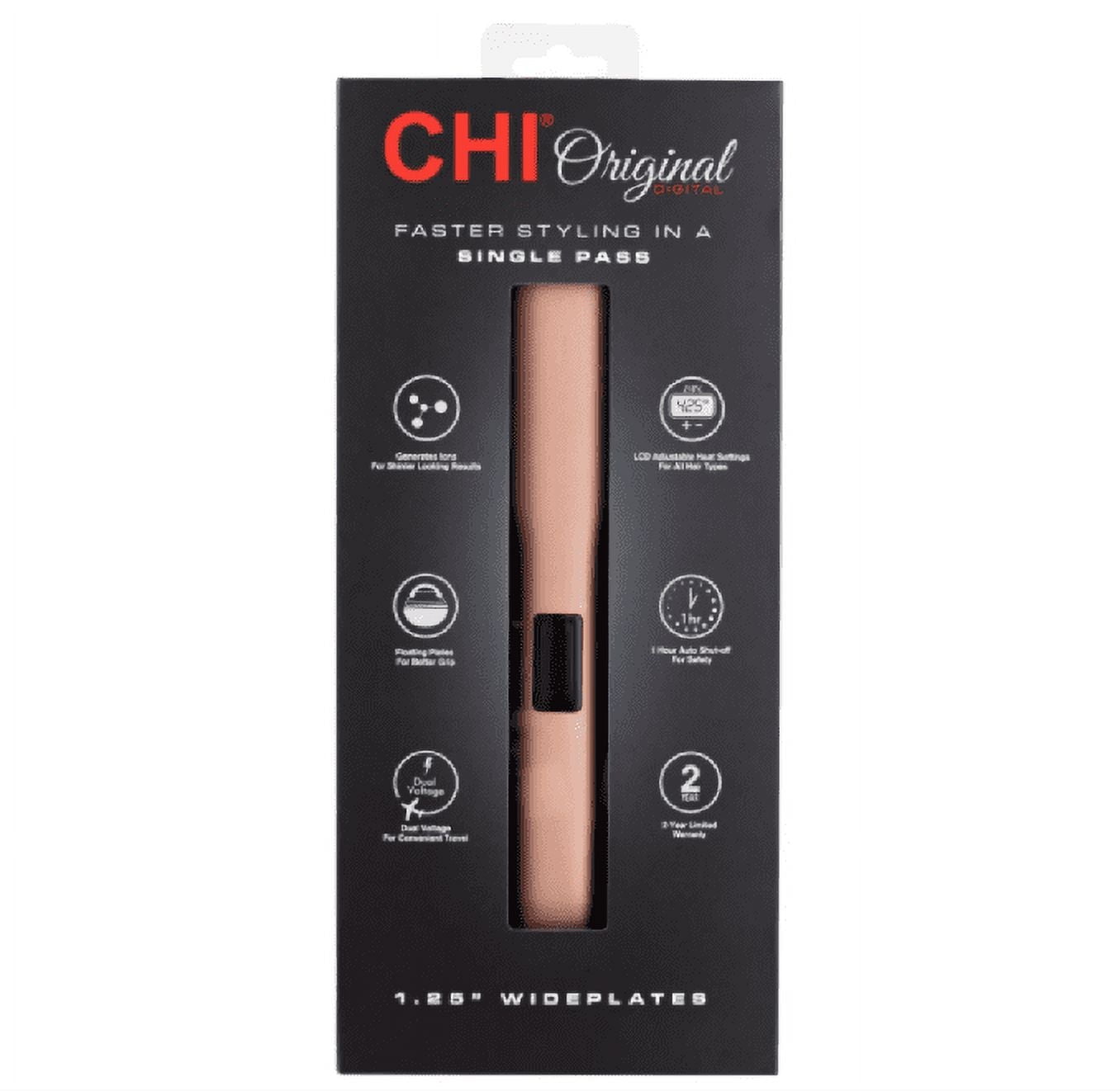 CHI Digital Flat Iron 1.25 Color Rose Gold Walmart