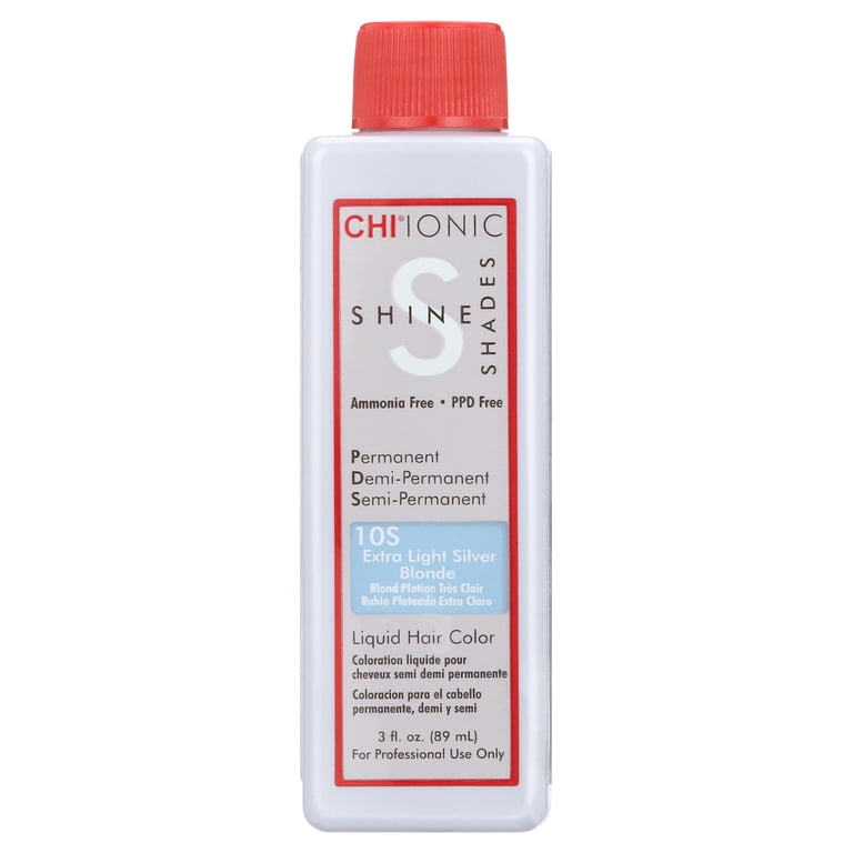Chi 10s 10S Extra Light Silver Blonde, CHI by Farouk Ionic Permanent  main image 3