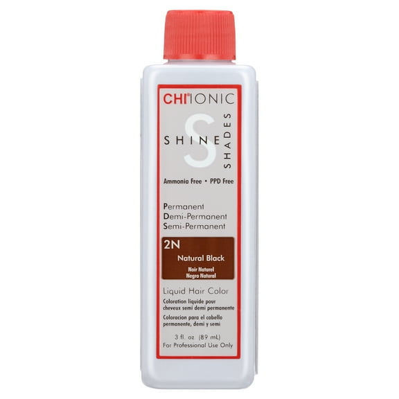 CHI Ionic Shine Shades Liquid Hair Color - 2N Natural Black 3 oz