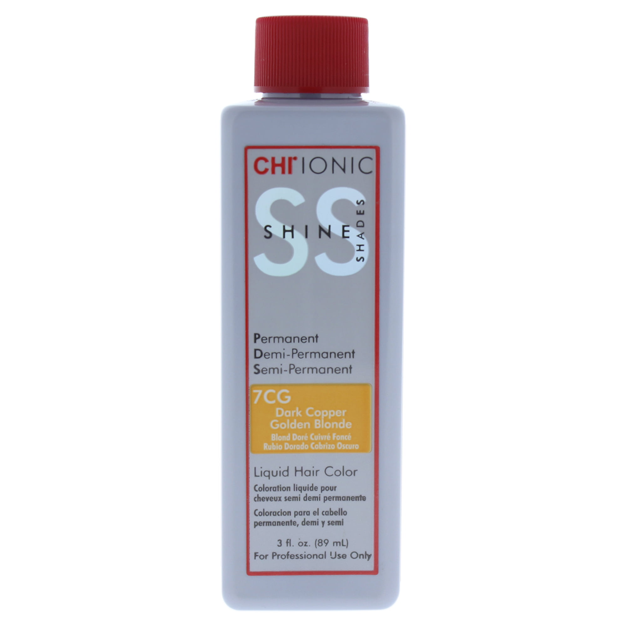 CHI Ionic Shine Shades Liquid Hair Color 7CG Dark Copper Golden
