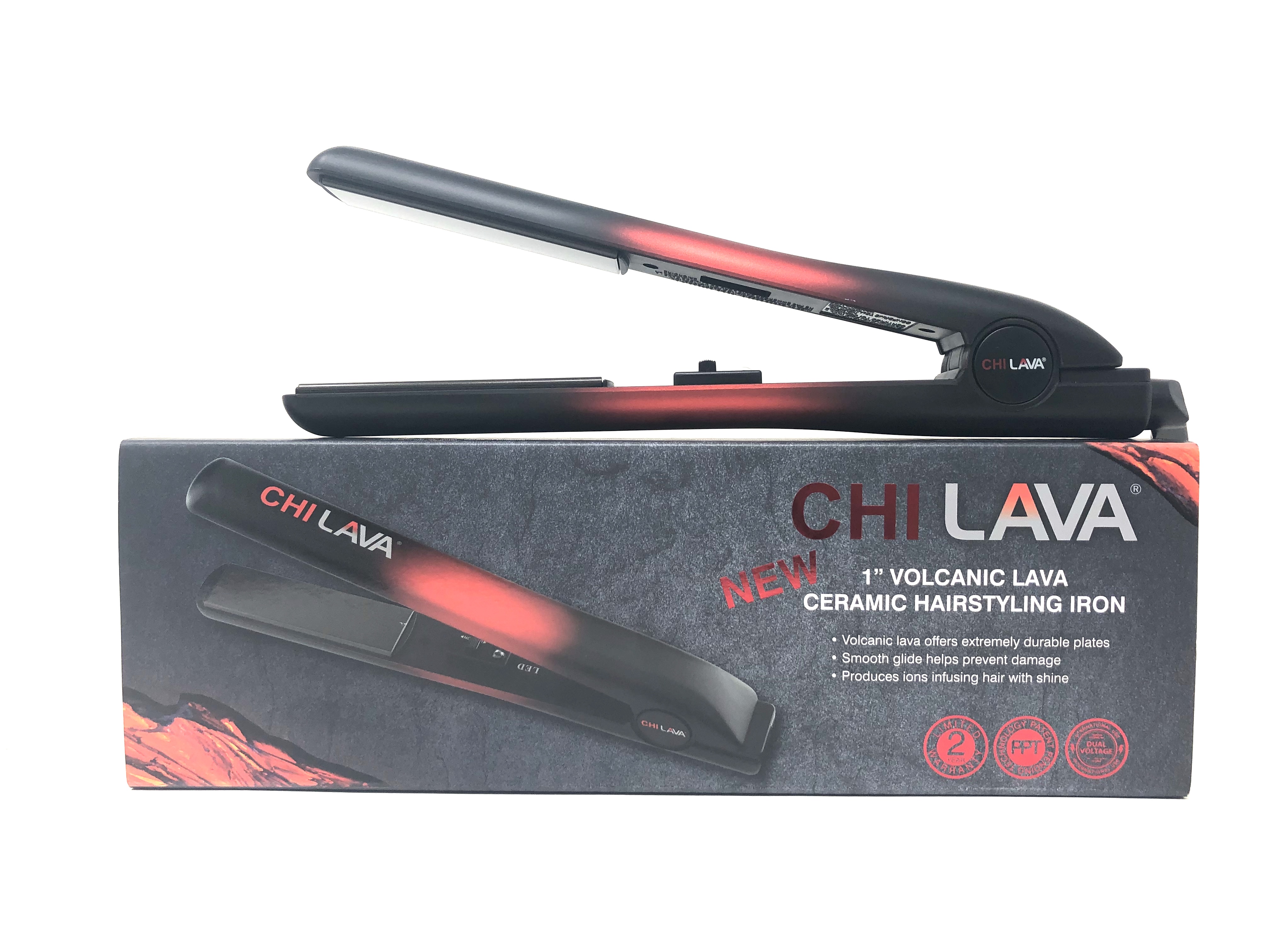 CHI Lava 1 Volcanic Lava Ceramic Hairstyling Iron Walmart