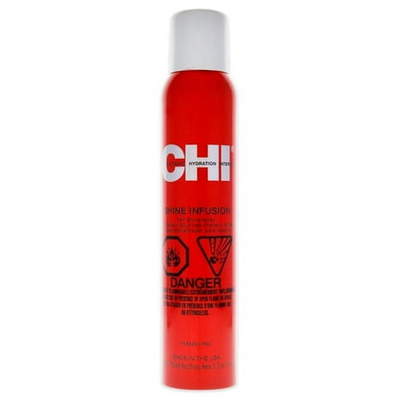 CHI Shine Infusion Strengthening & Split End Repair, Frizz Control Strong Hold Hair Spray with Aqua, Non-Aerosol, 5.3 oz, 1 Piece (1 Pack)