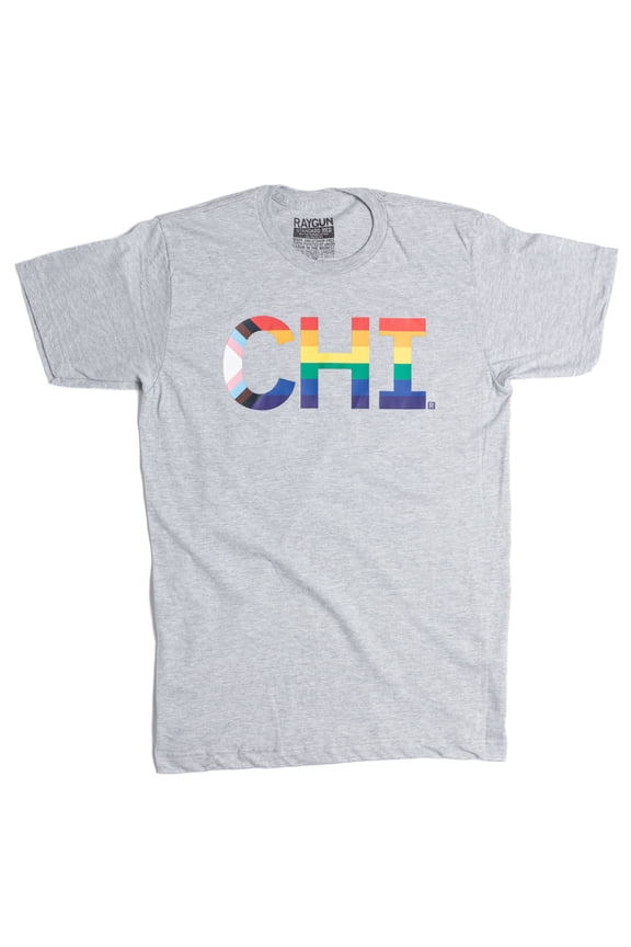CHI Text Progress Pride Flag TShirt Trending Tee Best Gift Shirts