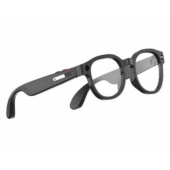CHIBBS AI Smart Glasses with 3 set of Interchangeable Lens, 2GB Ram, 8MP 800w camera, Hands Free 1080 Video Real time Translation & Image Recognition- Black