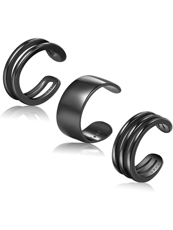 Cuff Earrings 925 Sterling Silver Ear Cuff Earrings