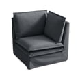 thumbnail image 1 of CHIC HOUSE Modular Deep-Seat Corner Seat for Sectional Sofa, Removable Washable Slipcover, Waterproof & Pet-Scratch-Resistant, Comfy Cloud Couch with Dual-Layer Cushion for Living Room, Gray, 1 of 8