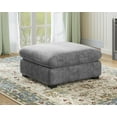 thumbnail image 1 of CHIC HOUSE Corduroy Modular Ottoman,Chenille Fabric Single Module for Oversized Sectional Couch,Custom Sofa Layout for Living Room, 1 of 9