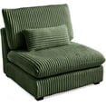 thumbnail image 1 of CHIC HOUSE Module for Modular Oversized Couch,Corduroy Customizable Chaise,Chenille Fabric Ottoman for Sectional Sofa,Upholstered Convertible Seater Corner (Single Seater,Plush Corduroy-Green), 1 of 10