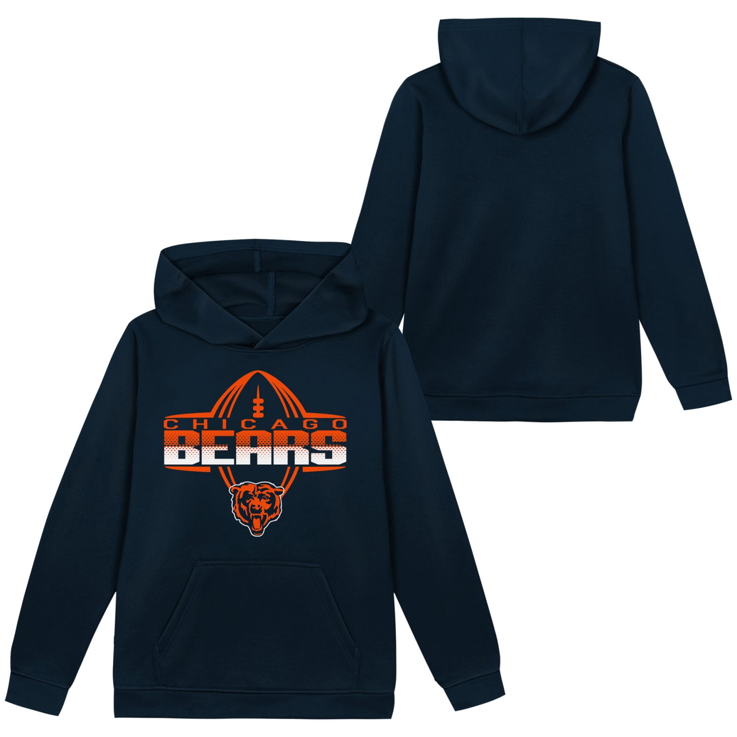 CHICAGO BEARS NFL Boys Hoodie Fleece Game Day Fan Apparel