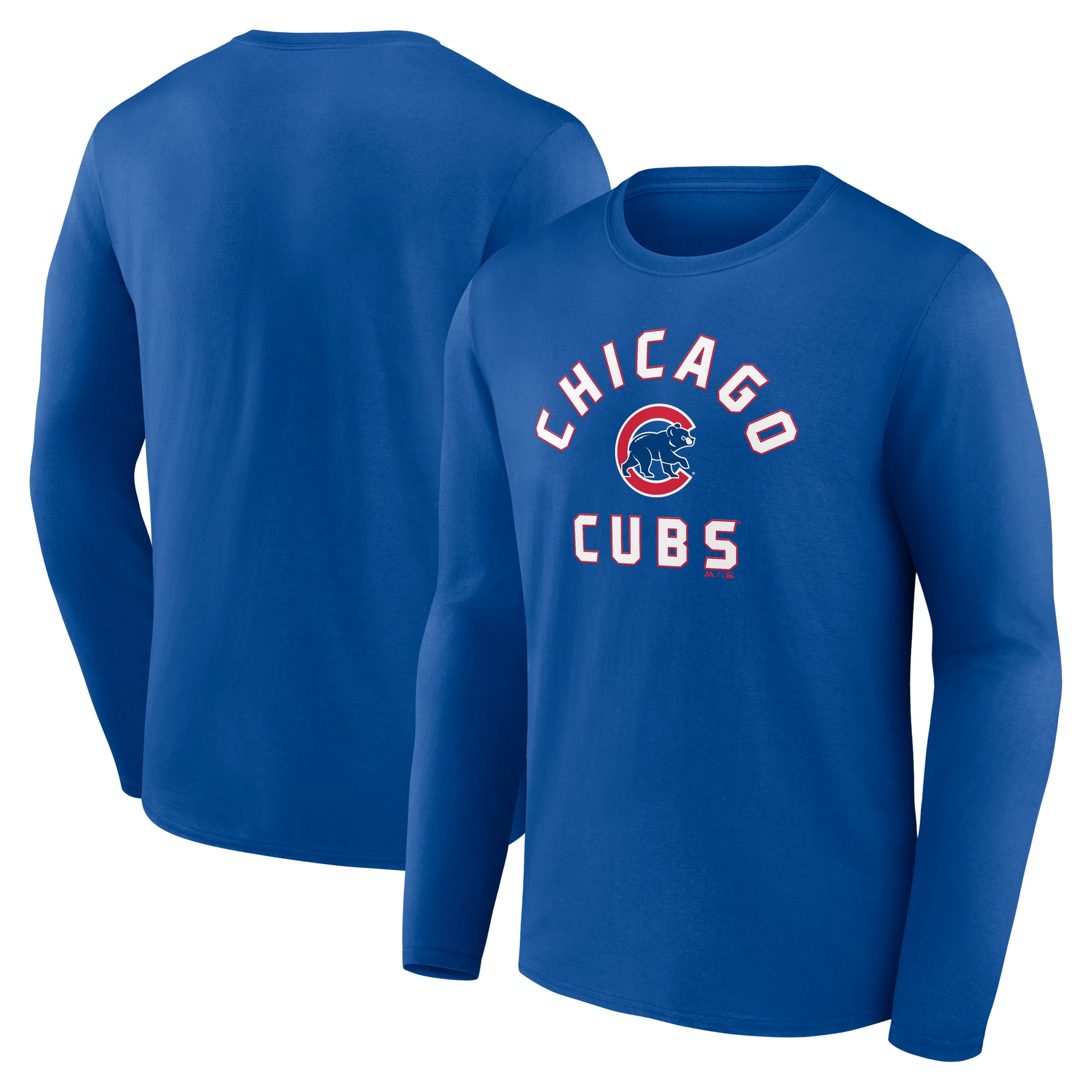 Chicago Cubs Men's Royal Reach Out Cotton Long Sleeve T-Shirt, Up to Size 3XL - Walmart.com