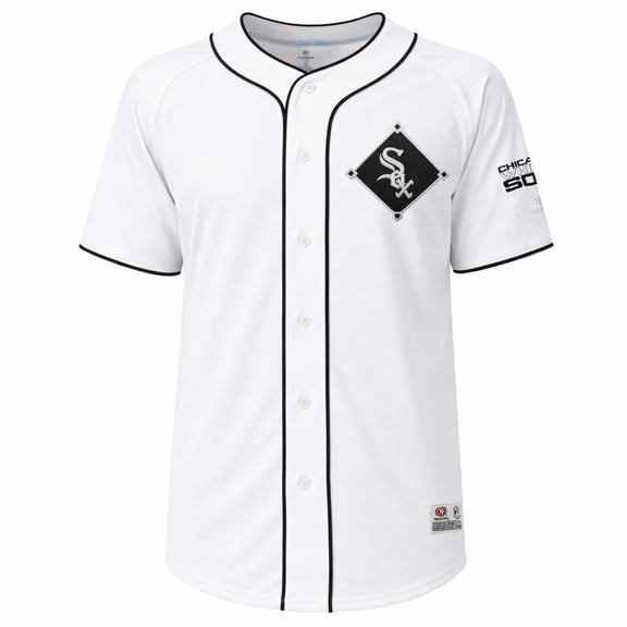 MLB Chicago White Sox Men's White Full Button Jersey