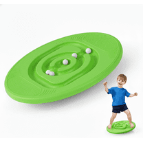 CHICCLO Kids Maze Balance Board - Wobble Trainer for Ski Surf Snowboard（Green）
