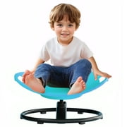 Ngardk Sensory Spinning Chair for Kids 3-10, 360 Degree Swivel with Non-Slip Base, Blue