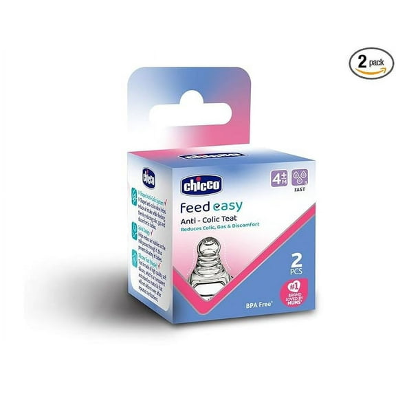 CHICCO Feed Ease Teat 2M+ Medium SIL 2PCS India
