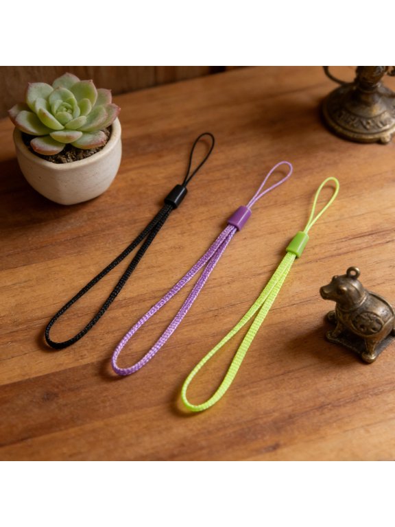 nylon hanging strap Assorted Colors Short Anti-Lost Keychain Tethers 100 Count