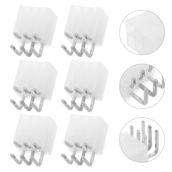CHICHUMID 10Pcs Plastic Alloy 6 Pin Pcie Power Connector with Wide Compatibility for Mining Rigs