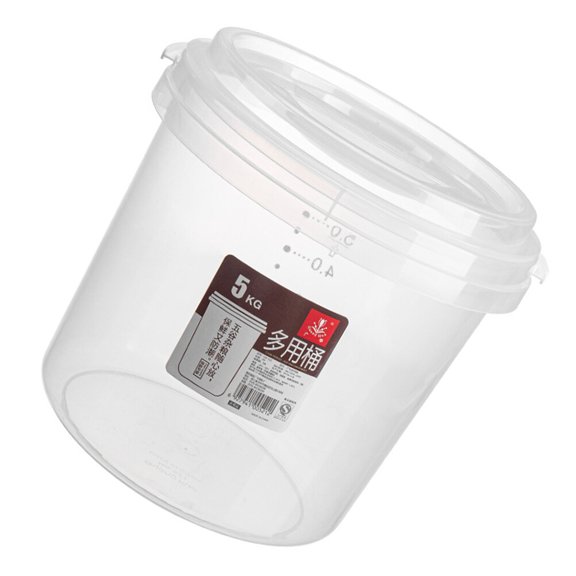 CHICHUMID Premium Clear Cereals Bucket Practical for Kitchen Organization