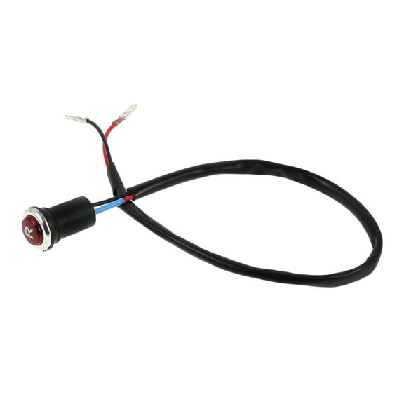 CHICHUMID 1Pcs Gear Position Indication Black Rubber With LED Technology For Motorcycle Turning Signal Indicator