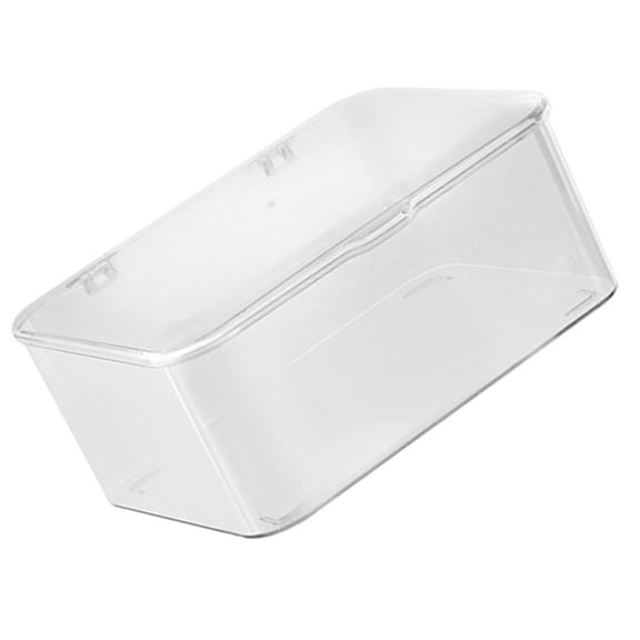 CHICHUMID 1Pcs Rectangular Plastic Storage Bin With Lid For Small Object Organizer 9.5X17X23In Stackable Dustproof